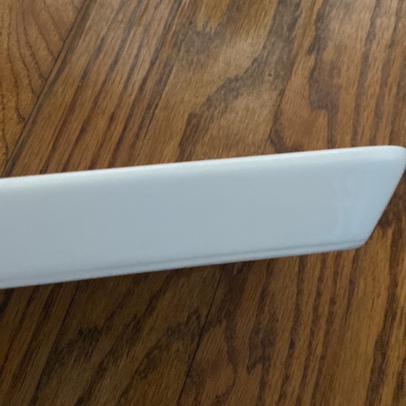 J Crew Ceramic Pink Flower Jewelry Tray Trinket Dish Pink Border Gold Tray - Picture 6 of 7